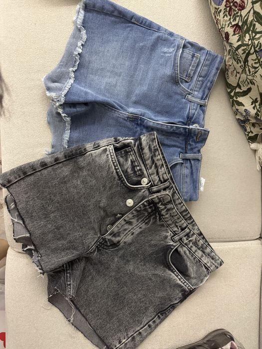 Шорты мини джинсовые