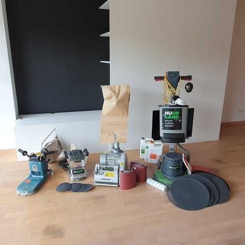 Машини за циклене на паркет под наем