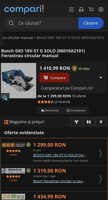 Circular Bosch 165 mm