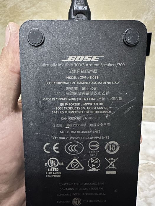 Original Bose-Virtually Invisible 300/ Surround  speakers / 700