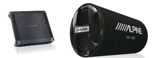 Vând Subwoofer auto Alpine si statie Alpine