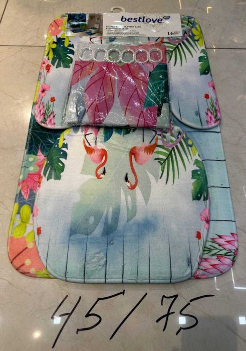 Комплект из 4 предметов для душа, ванной комнаты, 3D-цифровая печать