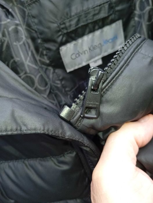 CK Calvin Klein Down & Feather geaca puf real masura M - 100% original