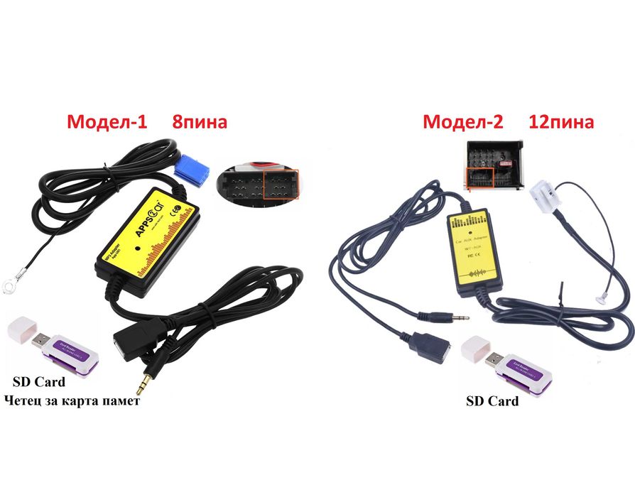 Дигитален чейнджър USB AUX SD за Audi VW Skoda Seat