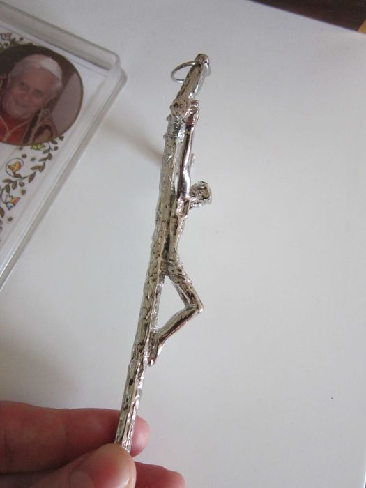 cadou rar Papa Benedict Vatican 2005  Crucifix papal made Italy