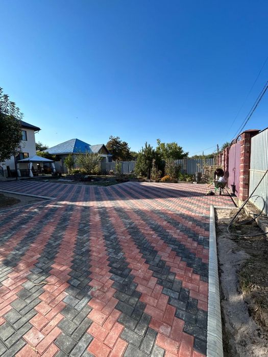 Укладка брусчатки