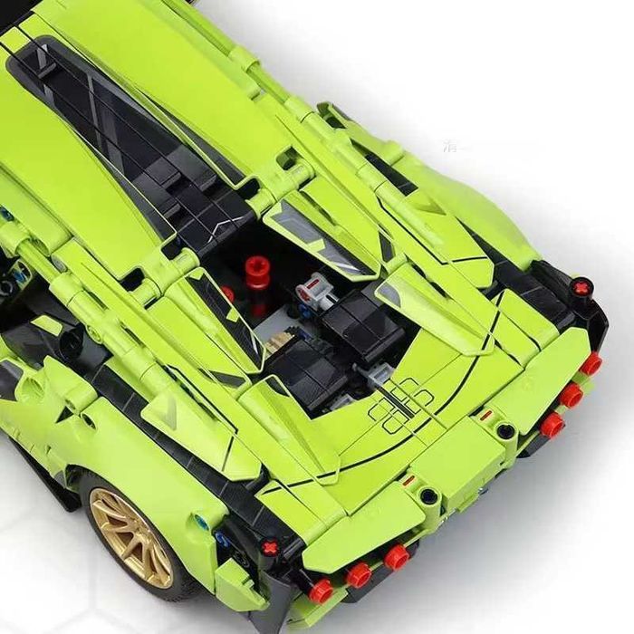 Конструктор Спортен автомобил Lamborghini 1280 части, Съвместим с Lego