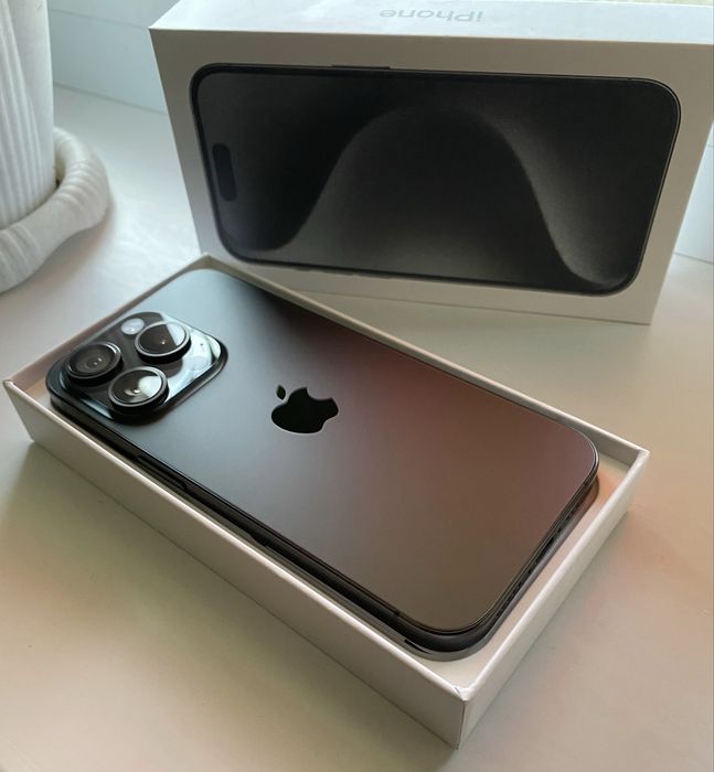 Iphone 15 pro black 256 gb