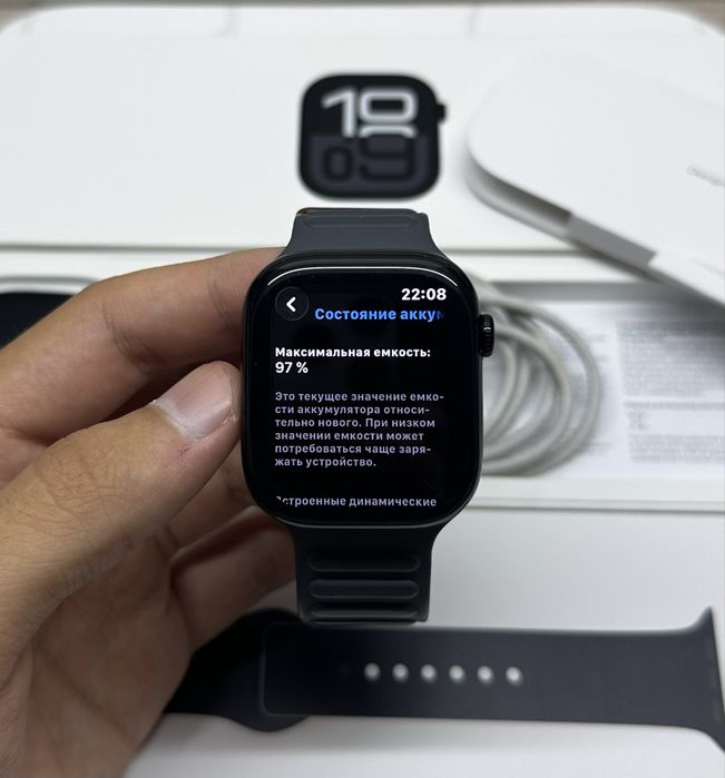 Apple Watch 10 46mm 97% Jet Black