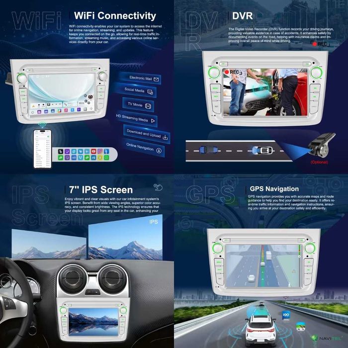 Мултимедия за Alfa Romeo MITO навигация Android плеър 2DIN Андроид