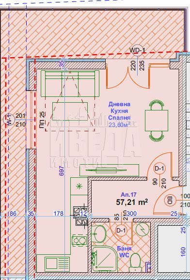 Продава се Едностаен апартамент в Варна, Възраждане 1 - 75 кв.м за 1187 €/кв.м - Снимка #1