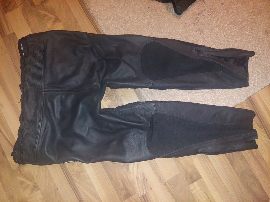 Pantaloni moto Vanucci ,piele naturala,marime mare