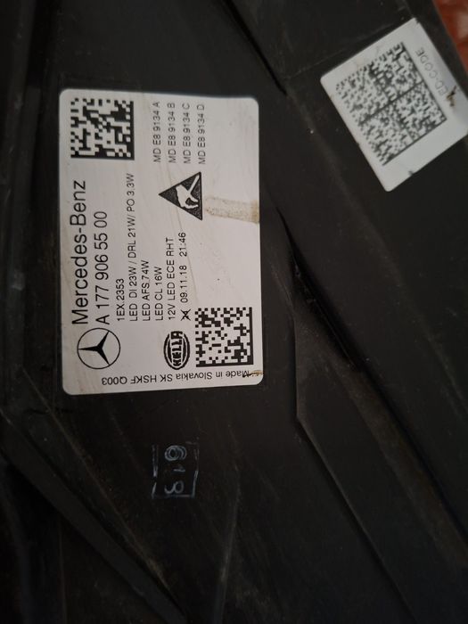 Фар ляв  Mercedes A class W177 Full led