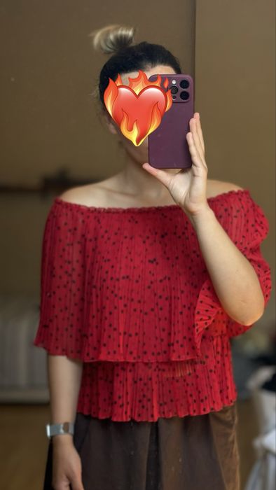 Риза Zara червена