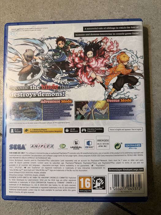 Игра Demon Slayer : the hinokami chronicles