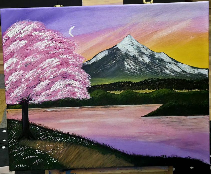 Tablouri pictate manual