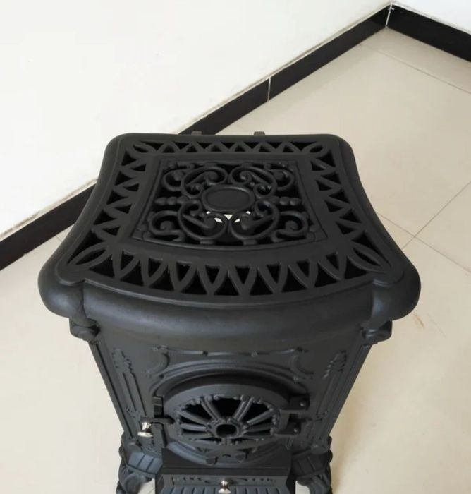 Печь чугунная буржуйка плита