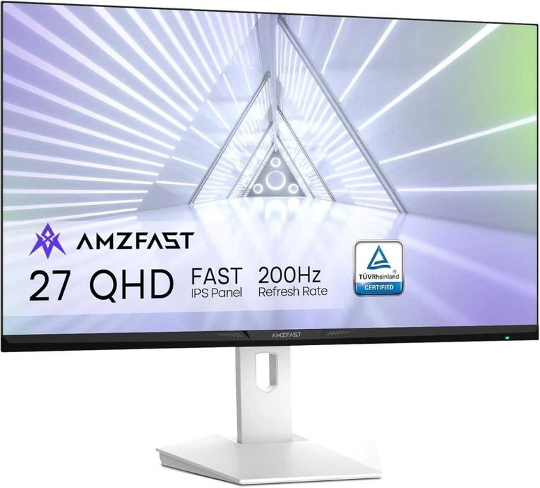 Amzfast 27 inch Geming Monitor QHD 2560 x 1440 (2K) - 200 hz. Като нов