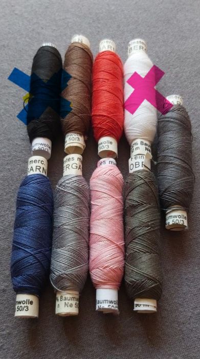 Ata cusut brodat 100 lei 1000 buc.