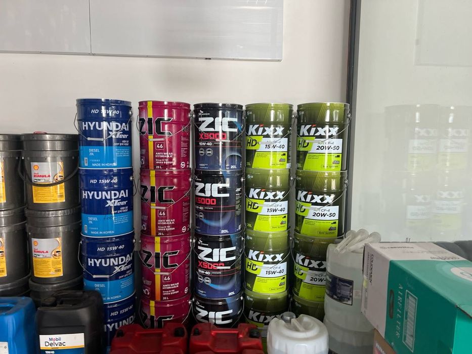 Моторные масла KIXX, ZIC, GM, Hyundai Xteer