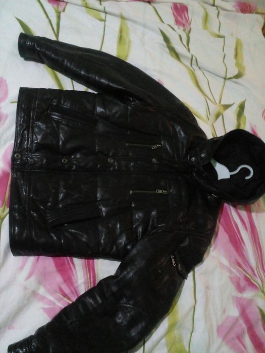 Кожаная куртка мужская