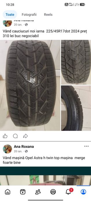 Vând cauciucuri noi