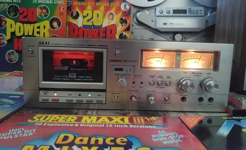 3-HEAD  GXC-750D AKAI  3-MOTOR / Double Capstan/ADR System