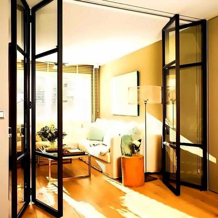 Стеклянные двери и перегородки в стиле Loft