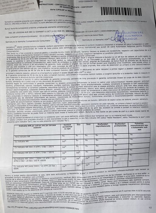 Inel logodna cu diamant masura 58