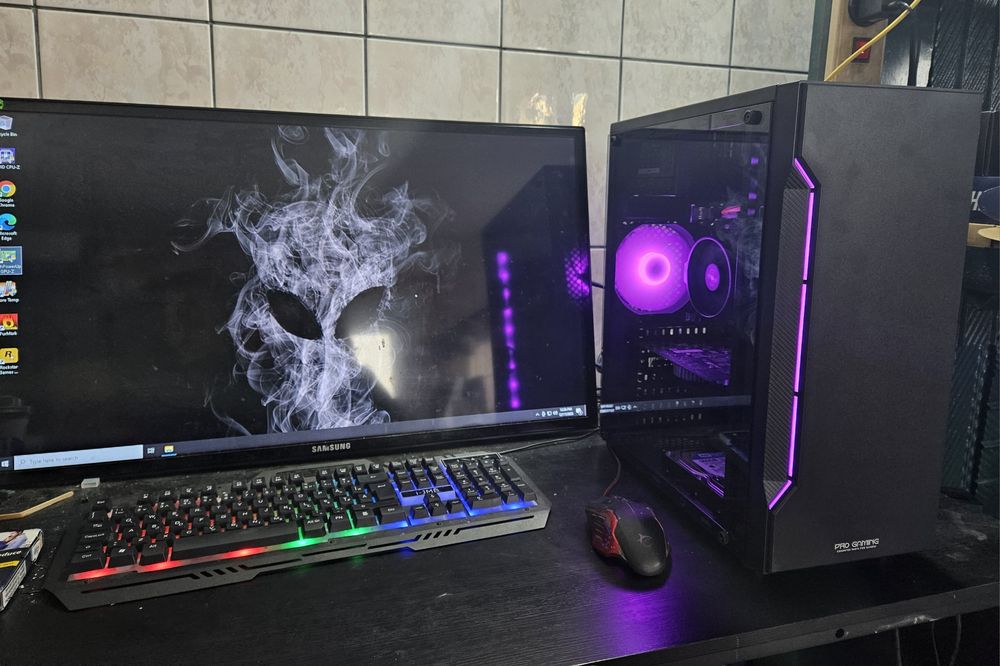 Unitate PC Gaming Ryzen 5 3400 video 4GB GTX 1050TI 16GB RAM SSD