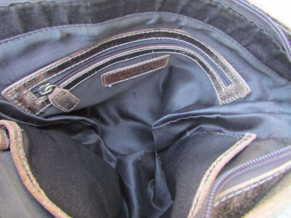 Винтидж кожена чанта през рамо Rowallan