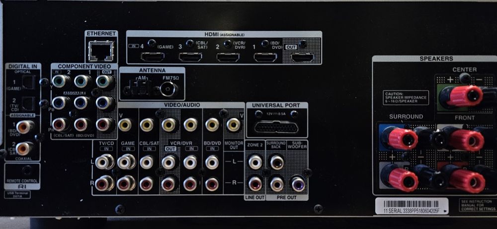 Onkyo TX-NR 509 AV Receiver Amplifier ресивър усилвател + Onkyo UP A1