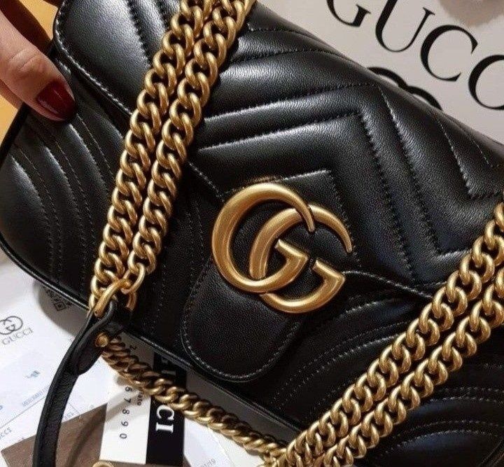 Geanta damă model Marmont,piele naturala 100%,cutie,card,certificat