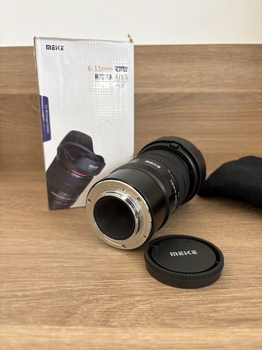 Obiectiv Meike 6-11mm F/3.5, Fish Eye, APS-C, Montura M4/3, - Nou!