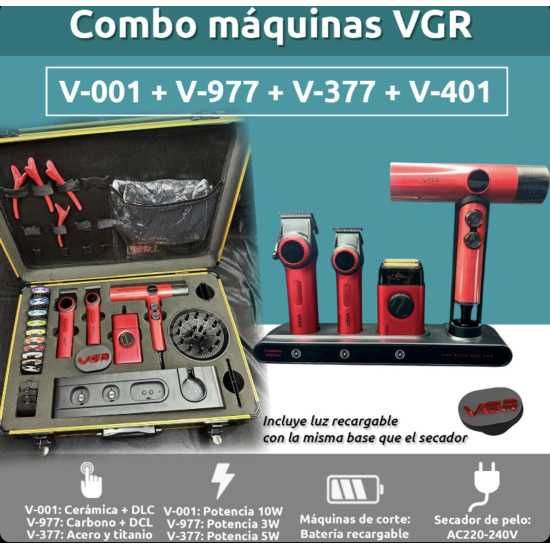 PREMIUM BARBER КОМБО VGR – пълен професионален комплект за барбери и фризьори
