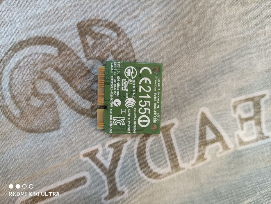 Wi-Fi модуль Dell DW1704 (0R4GW0) Mini PCIe
