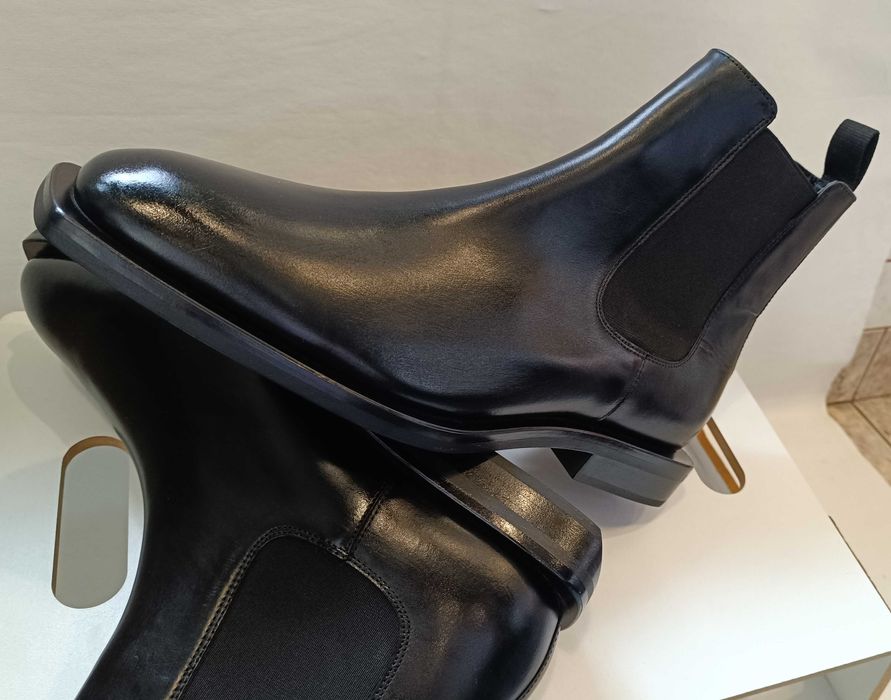 Ghete chelsea 44 44.5 45 concept editie limitata ZARA NOI piele natura