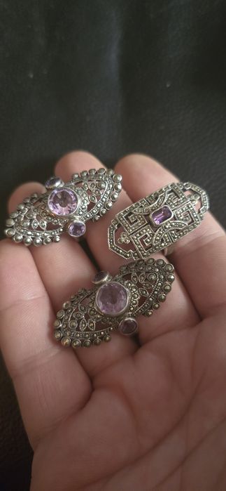 Inele argint ametist