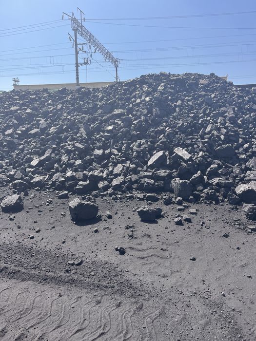 Уголь через сетку