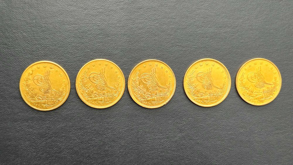 100 куруша 1861г-1875г Абдул Азис