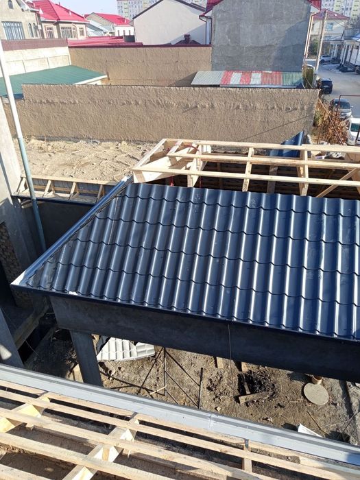 Ремонт крыши навесы