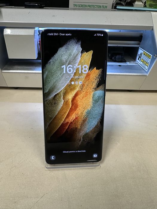 Samsung s21 ultra / 256 gb / impecabil / folie sticla cadou