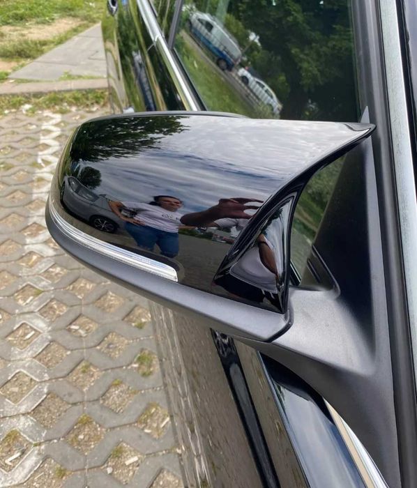 Капаци за огледалата за БМВ BMW пиано лак карбон задно виждане