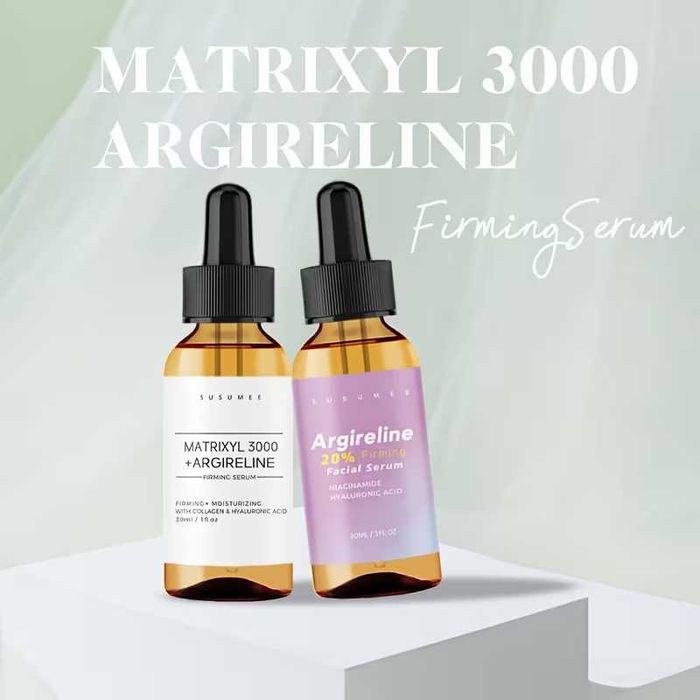 Ново! Матриксил 3000 Серум + 20% Аргирелин Серум - с Хексапептид, Колаген и Ниацинамид.