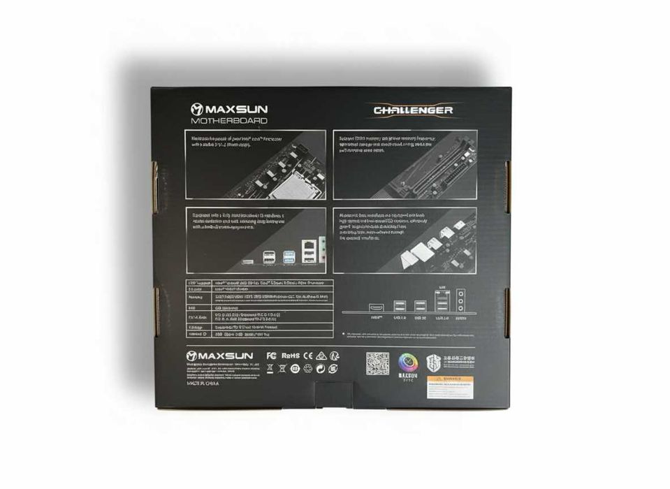 Новая! Материнская плата MAXSUN Challenger H610M-H V1 (LGA1700)