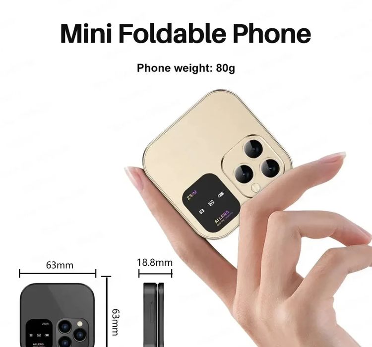 Сгъваем телефон i16 Pro Dual SIM 2G