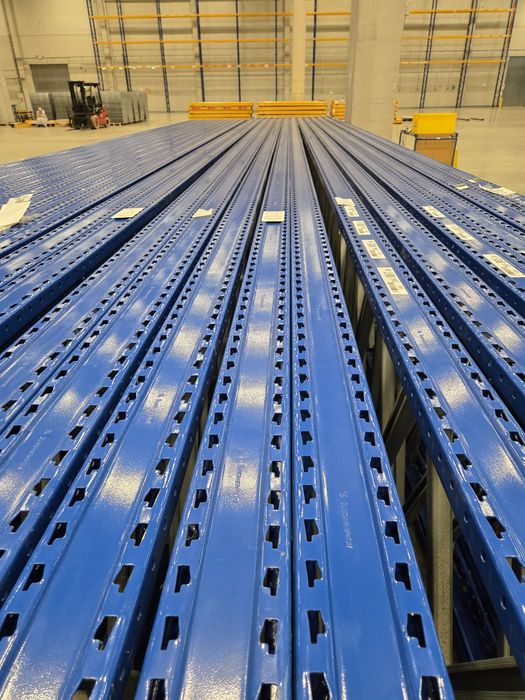 Rafturi Industriale Paleți GERMANIA – Transport & Montaj / Rame 2m-13.5m / Traverse 2.7m-5.7m