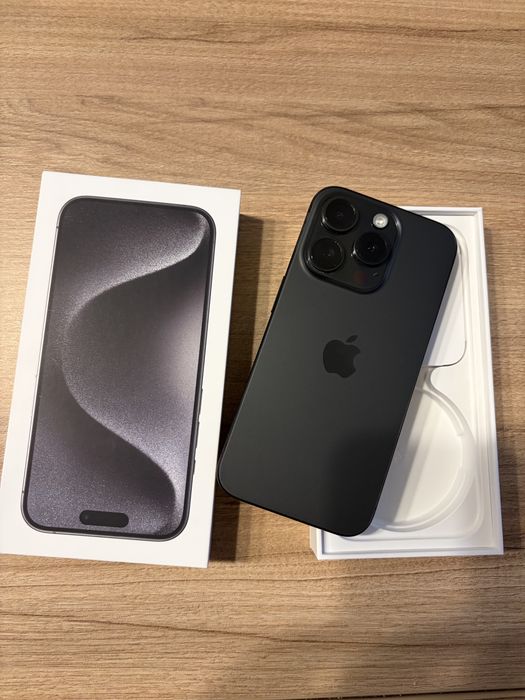 Iphone 15 Pro, Black Titanium, 128 GB