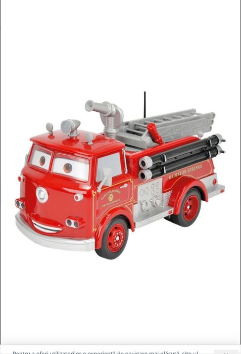 Red Disney cars cu telecomandă și funcție stropire cu apă!