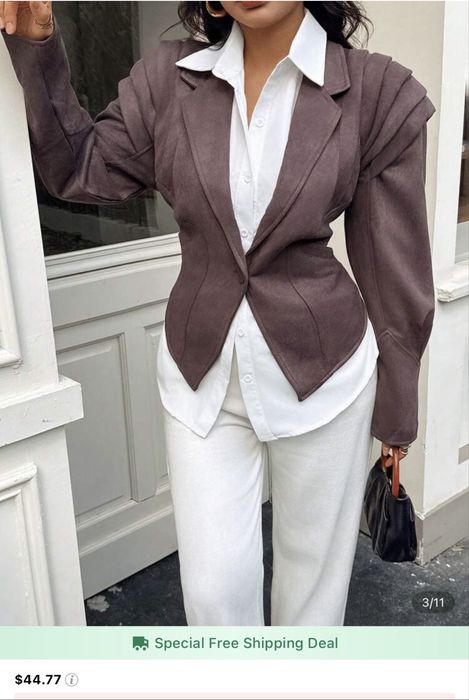 Велурено яке Shein